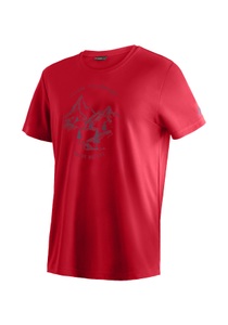 Maier Sports T-Shirt »Dieter Print«, Herren Funktionsshirt, Freizeitshirt mit Aufdruck, Regular Fit