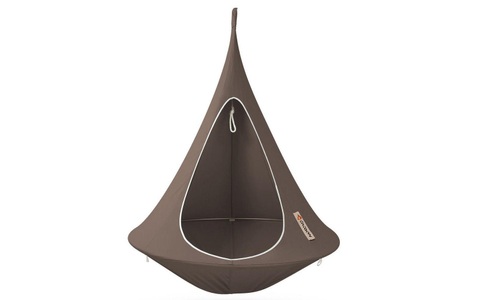 Cacoon, Cacoon H?ngematte Single, Farbe: Braun, Hängesessel textil beige Ø 150 cm / 1-Sitzer - Cacoon beige en textil