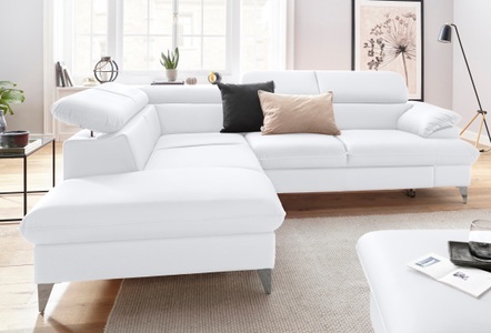 Cotta, COTTA Ecksofa »Caluso«, inklusive Kopfteilverstellung, wahlweise mit Bettfunktion, COTTA Ecksofa »Caluso L-Form«, inklusive Kopfteilverstellung, wahlweise mit Bettfunktion