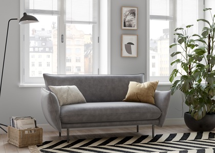ANDAS, andas 2-Sitzer »Stine«, Besonderes Design durch Kissenoptik und Keder, Design by Morten Georgsen, andas 2-Sitzer »Stine«, Besonderes Design durch Kissenoptik und Keder, by Morten Georgsen