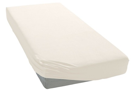 BELLANA, Spannbettlaken »Mako-Jersey«, bellana, bellana Spannbettlaken »Melone in Gr. 70x140, 90x200, 140x200 oder 180x200 cm«, Baumwolle, Matratzen bis 25cm Höhe, Spannbetttuch auch für Kinder