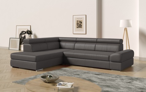 SIT&MORE, sit&more Ecksofa, sit&more Ecksofa »Broadway L-Form«, mit verstellbaren Kopfteilen, wahlweise mit Bettfunktion