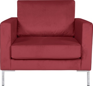 Alte Gerberei, Alte Gerberei Sessel »Velina«, mit Metall-Winkelfüssen, Alte Gerberei Sessel »Velina Designsessel und Loungesessel«, mit Metall-Winkelfüssen