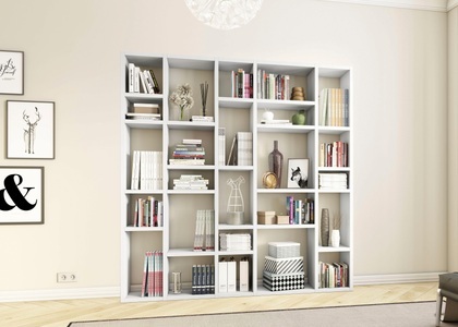 Fredriks, home24 Buecherregal Emporior IV, fif möbel Standregal »TORO 382«, Breite 214 cm