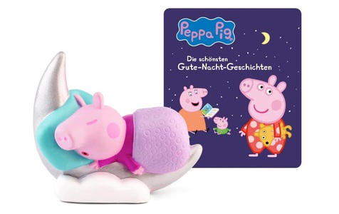 TONIES, Peppa Wutz - Gute Nacht Geschichten mit Peppa, Spielfigur, TONIES Peppa Pig: Die schönsten Gute-Nacht Geschichten - Hörfigur /D (Mehrfarbig)