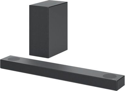 undefined, LG Electronics DS75Q.DDEULLK Soundbar Dunkelgrau inkl. kabellosem Subwoofer, WLAN, Bluetooth®, USB, LG DS75Q - Soundbar (3.1.2, Dark Steel Silver)
