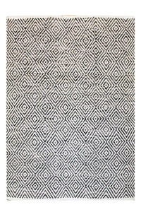 268983, Wollteppich Bernd Kayoom Grau, Kayoom Teppich »Aperitif 310«, rechteckig, 7 mm Höhe, weiche Haptik,fusselarm, für Allergiker & Fussbodenheizung geeignet
