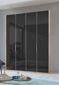 fresh to go, Fresh To Go Kleiderschrank »Level«, Wimex Kleiderschrank »Level by fresh to go«, Türen vollflächig mit farbigem Glas