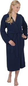 Wewo fashion, Wewo fashion Unisex-Bademantel »3048«, (1 St., mit Gürtel), für Damen & Herren, leichter Kimono-Schnitt, reine Baumwolle, lang, Wewo fashion Unisex-Bademantel »3048«, (1 St., mit Gürtel), für Damen & Herren, leichter Kimono-Schnitt, reine Baumwolle, lang