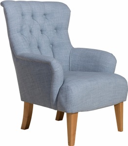 MAX WINZER, Max Winzer® Sessel »Bradley«, Max Winzer® Sessel »Bradley, Ohrensessel«, im Chesterfield Stil, mit Rautenheftung im Rücken, Hochlehner