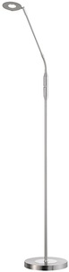 FISCHER & HONSEL, LED-Stehlampe Dent mit Dimmer + 3 Lichtfarben, 1fl, Fischer & Honsel Led-stehleuchte , 40107 Dent , Chromfarben, Nickelfarben , Metall, Glas , 150 cm , verstellbare Spotlights, Farbtemperaturwechsler , 003151060704