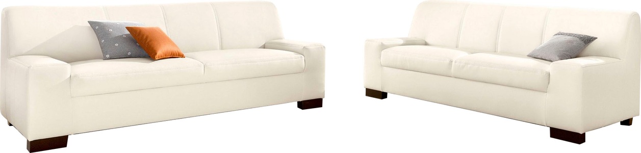 DOMO collection, DOMO collection Sitzgruppe (Set, 2-tlg), DOMO collection Polstergarnitur »Norma Top«, (Set), bestehend aus einem 2-Sitzer und einem 3-Sitzer