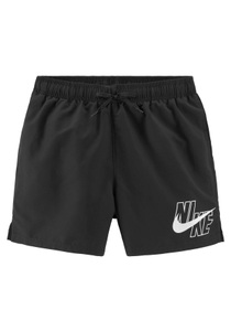 Nike Swimming, Nike Swim large logo swim shorts in black, 