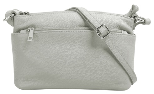 CLUTY, Cluty Umhängetasche, Cluty Umhängetasche, echt Leder, Made in Italy