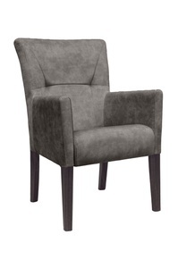 HOME AFFAIRE, Home affaire Armlehnstuhl »King«, 1 St., Softstruktur, Esszimmerstuhl mit Knopfheftung, Home affaire Armlehnstuhl »King«, Luxus-Microfaser Lederoptik, Esszimmerstuhl mit Knopfheftung