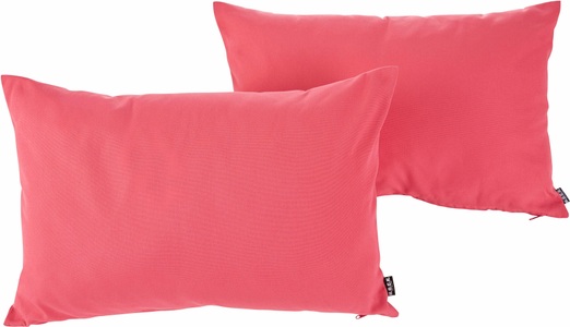 H.O.C.K, Dekokissen Classic Uni Outdoor, H.O.C.K. Dekokissen »Classic Uni«, Kissenhülle mit Füllung, 1 Stück, 60/40 cm