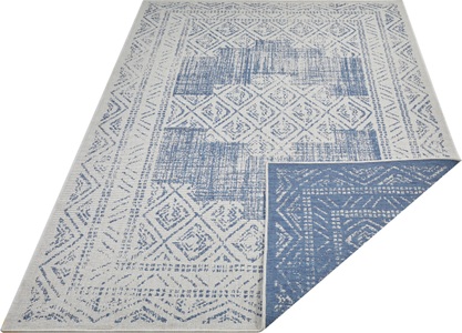 Freundin home collection, freundin Home Collection Teppich »Gaia«, rechteckig, 5 mm Höhe, In-und Outdoor geeignet, Wohnzimmer, Balkon, Terrasse, Garten, Strapazierfähig und pflegeleicht, Flachgewebe, freundin Home Collection Teppich »Gaia«, rechteckig, 5 mm Höhe, In-und Outdoor geeignet, Strapazierfähig und pflegeleicht, Flachgewebe