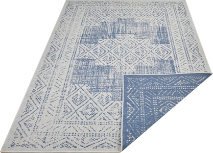 Freundin home collection, freundin Home Collection Teppich »Gaia«, rechteckig, 5 mm Höhe, In-und Outdoor geeignet, Wohnzimmer, Balkon, Terrasse, Garten, Strapazierfähig und pflegeleicht, Flachgewebe, freundin Home Collection Teppich »Gaia«, rechteckig, 5 mm Höhe, In-und Outdoor geeignet, Strapazierfähig und pflegeleicht, Flachgewebe