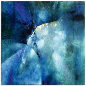 Artland Glasbild »Komposition in blau«