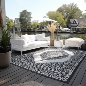 ELLE DECORATION, ELLE DECORATION Teppich »Meekly, In- und Outdoor«, rechteckig, Flachgewebe, In-& Outdoor, Modern, Wendeteppich, Balkon, Wohnzimmer, ELLE DECORATION Teppich »Meekly Wendeteppich«, rechteckig, 5 mm Höhe, Flachgewebe, In-& Outdoor, Modern, beidseitig, Balkon, Wohnzimmer