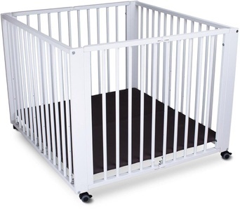 tiSsi, tiSsi ® Moritz Laufgitter weiß, tiSsi® Laufgitter »Moritz, weiss 100x93«, bis 15 kg, Made in Europe