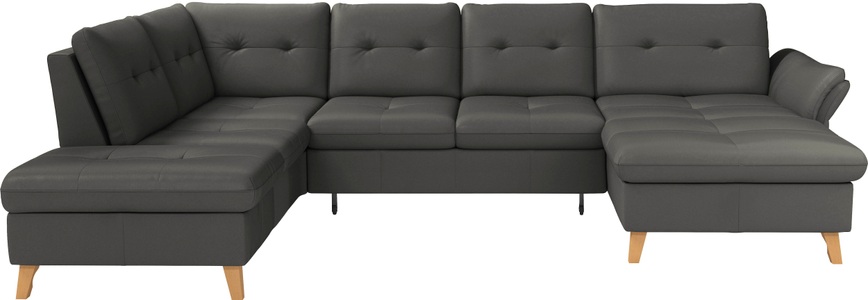 sit&more Wohnlandschaft »Göteborg«, inkl. Sitztiefenverstellung, wahlweise mit Bettfunktion & Bettkasten