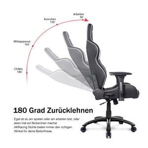 AKRacing, AKRacing Gaming-Stuhl »AKRACING Core LX Plus AK-LXPLUS-WT hochwertiges Kunstleder«, AKRacing Gaming-Stuhl »Core LX PLUS Weiss«