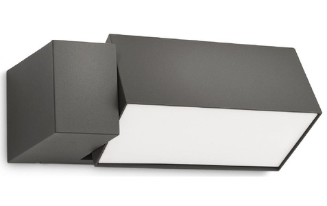 Philips, Philips Wandleuchte »Philips Aussenwandleuchte Border«, Philips Wandleuchte »Philips Aussenwandleuchte Border«, 1 flammig, Leuchtmittel E27 Leuchtmittel wechselbar
