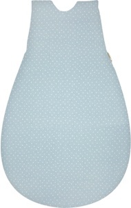 Alvi, Alvi® Schlafsack BABY-MÄXCHEN® - NEW DOTS in hellblau in Gr. 50/56, 
