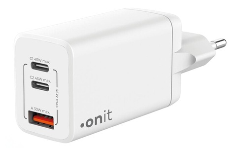 onit, onit USB-Wandladegerät Trial QC4+ 45 W GaN Weiss, onit USB-Ladegerät »Trial QC4+ 4«