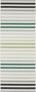 BOUGARI, Läufer, »Paros«, bougari, rechteckig, Höhe 8 mm, maschinell gewebt, NORTHRUGS Läufer »Paros«, rechteckig, 8 mm Höhe, Streifen Design, Robust, Pflegeleicht, Flachgewebe