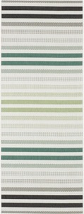 BOUGARI, Läufer, »Paros«, bougari, rechteckig, Höhe 8 mm, maschinell gewebt, NORTHRUGS Läufer »Paros«, rechteckig, 8 mm Höhe, Streifen Design, Robust, Pflegeleicht, Flachgewebe