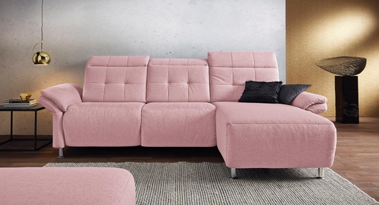 PLACES OF STYLE, Places of Style Ecksofa »Manhattan«, 2 Sitze mit elektrischer Relaxfunktion, verstellbare Armlehnen, Home affaire Ecksofa »Manhattan L-Form« 2 Sitze mit elektrischer Relaxfunktion, verstellbare Armlehnen