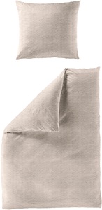 BIERBAUM Bettwäsche »4134«, Premium Mako-Satin Seersucker, 100 % Baumwolle, bügelfrei
