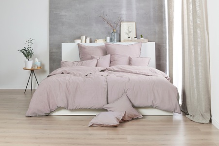 Primera Bettwäsche »Stone-Washed in Gr. 135x200, 155x220 oder 200x200 cm«, 100% Baumwolle, Bettwäsche in feinem Knitterlook, weicher Griff