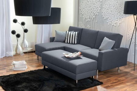 MAX WINZER, Max Winzer® Schlafsofa mit Recamiere »Just Fresh« mit Rückenverstellung, inklusive Stauraumhocker, Max Winzer® Schlafsofa »Just Fresh«, mit Rückenverstellung, inklusive Stauraumhocker