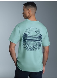 Trigema T-Shirt »TRIGEMA T-Shirt mit grossem Backprint«, (1 tlg.)