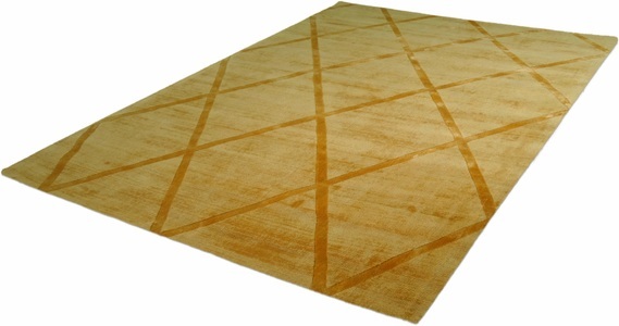 Kayoom, Teppich, »Luxury 210«, Kayoom, rechteckig, Höhe 13 mm, handgewebt, Kayoom Teppich »Luxury 210«, rechteckig, 13 mm Höhe, Kurzflor, handweb, Hoch Tief Struktur, Wohnzimmer