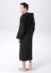 KangaROOS Unisex-Bademantel »Cassidy, für Damen & Herren, Standardlänge & Überlänge«, (1 St.), mit Taschen, Männer und Frauen, Baumwolle, Reise, Hotel, Sauna, S-3XL