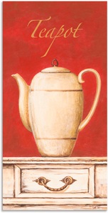 Artland, Artland Wandbild »Teekanne«, Artland Wandbild »Teekanne«, Getränke, (1 St.), als Alubild, Leinwandbild, Wandaufkleber oder Poster in versch. Grössen