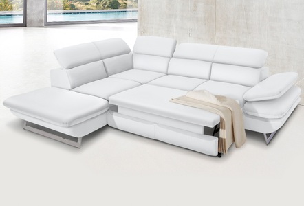 INOSIGN, INOSIGN Ecksofa, wahlweise mit Bettfunktion, 