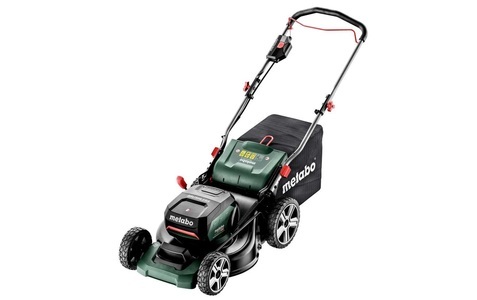 Metabo, Metabo RM 36-18 LTX BL 46 Akku Rasenmäher inkl. 2. Akku, inkl. Ladegerät 5.2 Ah Schnittbreite (max.) 46 mm, metabo Akkurasenmäher »RM 36-18 LTX BL 46 Kit«