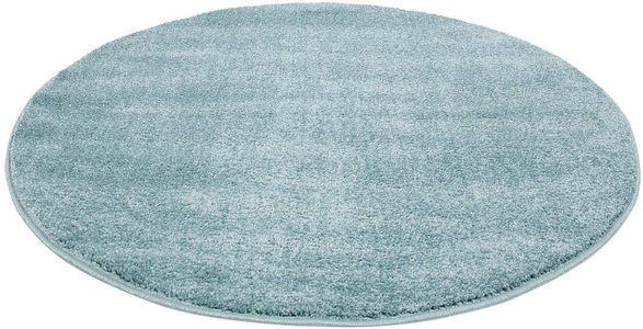Carpet City, Teppich, »Moda Soft 2081«, Carpet City, rund, Höhe 11 mm, maschinell gewebt, Carpet City Teppich »Moda Soft 2081«, rund, 11 mm Höhe, Kurzflor, Uni Farben, Weicher Flor