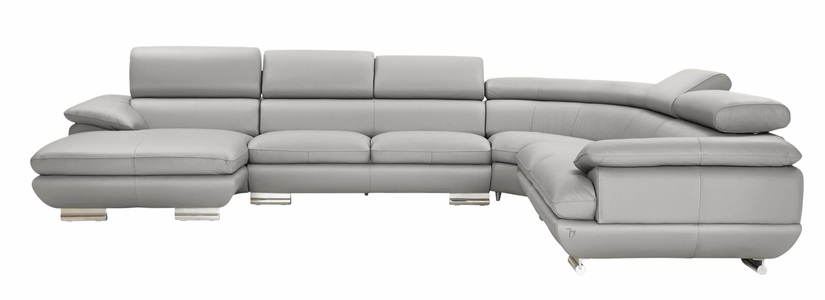 CALIA ITALIA, CALIA ITALIA Wohnlandschaft »Magic«, in 2 Lederqualitäten, CALIA ITALIA Wohnlandschaft »Magic, italienisches Sofa zum Träumen, erstklassiger Sitzkomfort«, verstellbaren Kopfstützen zum Relaxen, in 2 Lederqualitäten, U-Form