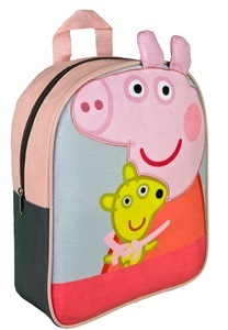 Undercover, UNDERCOVER Plüsch-Rucksack PIGP7825 Peppa Pig, UNDERCOVER Kinderrucksack »Peppa«, Frontseite aus Plüsch