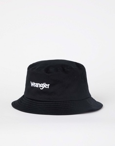 Wrangler, Caps Bucket Hat Herren Schwarz ONE SIZE, Wrangler Fischerhut »Wrangler Caps Bucket Hat«