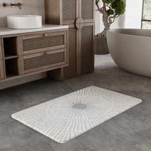 Wecon home Basics Badematte »Jasbeer«, waschbar, rutschfest, strapazierfähig, pflegeleicht mit Linien Design