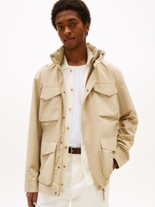 Tommy Hilfiger Fieldjacket »PACKABLE FIELD JACKET« mit Kapuze Winterjacke, Outdoorjacke Kapuze im Kragen verstaubar