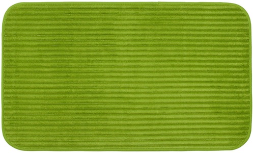 Gözze Badematte »Berlin«, Höhe 7 mm, rutschhemmend beschichtet, fussbodenheizungsgeeignet, Badteppich, Uni Farben, Cord Optik, waschbar