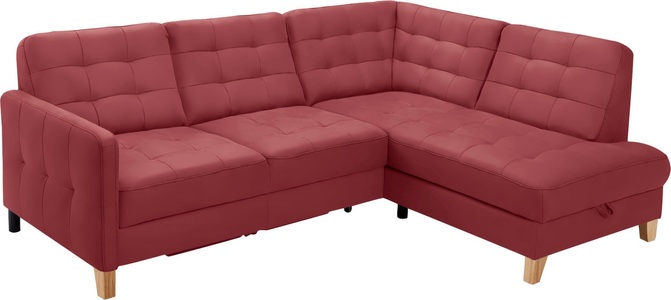 exxpo - sofa fashion, exxpo - sofa fashion Ecksofa »Elio«, wahlweise mit Bettfunktion und Bettkasten, in vielen Bezugsqualitäten, exxpo - sofa fashion Ecksofa »Elio, kompakt & bequem, zeitloses Design, Breite 228cm, L-Form« wahlweise mit Bettfunktion und Bettkasten